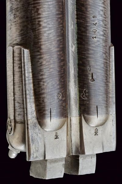 Bellissima doppietta a luminello di Karl Pirko per la caccia al cinghiale  - Asta Rare Armi Antiche e Militaria da tutto il mondo - Associazione Nazionale - Case d'Asta italiane