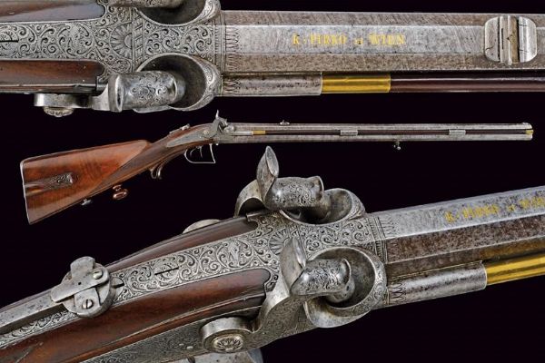 Elegante sovrapposto a luminello di Pirko  - Asta Rare Armi Antiche e Militaria da tutto il mondo - Associazione Nazionale - Case d'Asta italiane