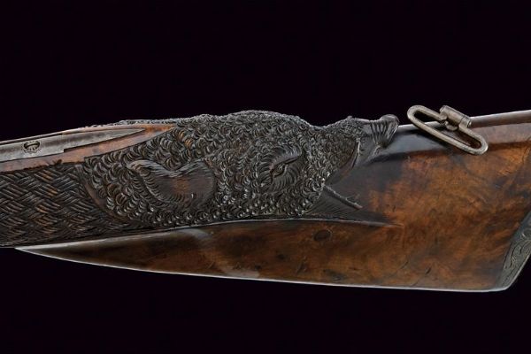 Bellissima doppietta a luminello di Moulard Dufourd con canne corte  - Asta Rare Armi Antiche e Militaria da tutto il mondo - Associazione Nazionale - Case d'Asta italiane