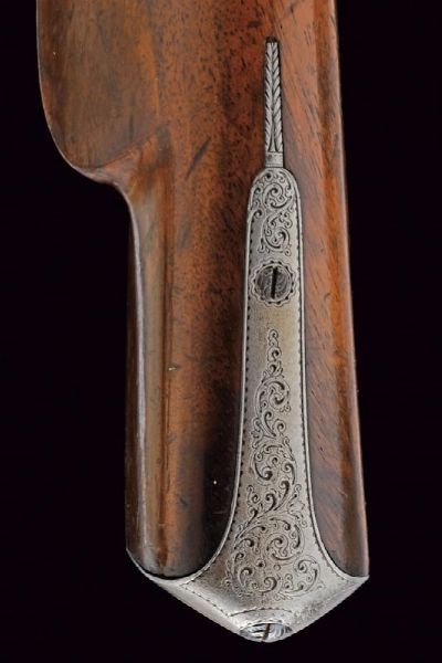 Bellissimo e raro fucile a luminello a quattro canne di Karl Pirko  - Asta Rare Armi Antiche e Militaria da tutto il mondo - Associazione Nazionale - Case d'Asta italiane