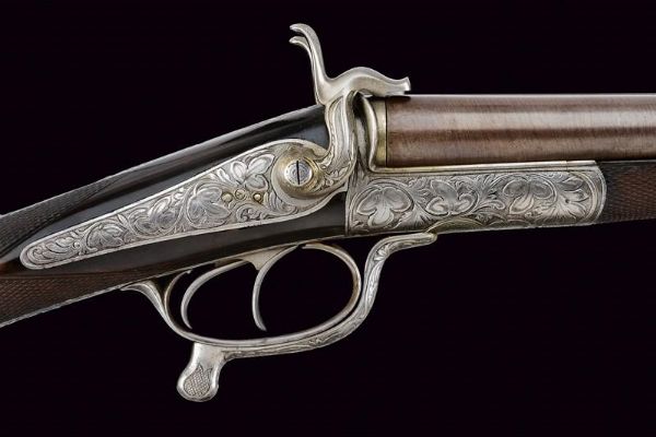 Bella doppietta a spillo di E. Bernard  - Asta Rare Armi Antiche e Militaria da tutto il mondo - Associazione Nazionale - Case d'Asta italiane