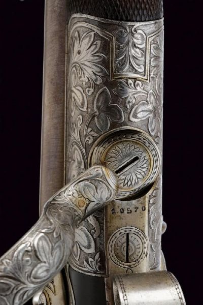 Bella doppietta a spillo di E. Bernard  - Asta Rare Armi Antiche e Militaria da tutto il mondo - Associazione Nazionale - Case d'Asta italiane