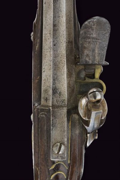 Pistola a pietra focaia da ufficiale  - Asta Rare Armi Antiche e Militaria da tutto il mondo - Associazione Nazionale - Case d'Asta italiane