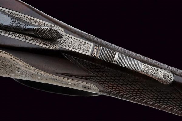 Rara doppietta a retrocarica di Lancaster  - Asta Rare Armi Antiche e Militaria da tutto il mondo - Associazione Nazionale - Case d'Asta italiane