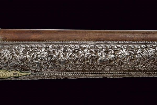 Notevole e rara doppietta a luminello con intagli  - Asta Rare Armi Antiche e Militaria da tutto il mondo - Associazione Nazionale - Case d'Asta italiane