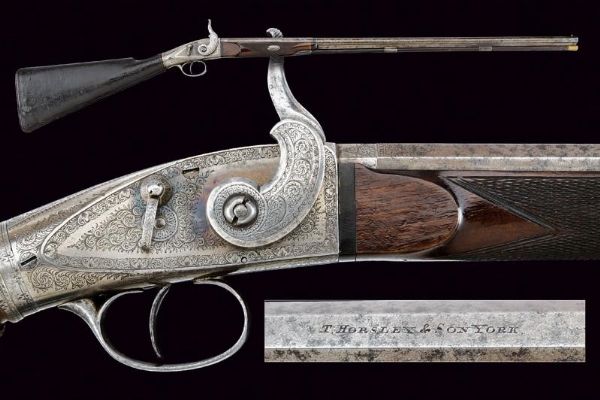 Raro fucile ad aria di Thomas Horsley  - Asta Rare Armi Antiche e Militaria da tutto il mondo - Associazione Nazionale - Case d'Asta italiane