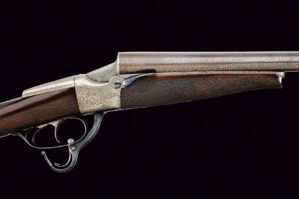 Doppietta a percussione centrale brevetto Celerier  - Asta Rare Armi Antiche e Militaria da tutto il mondo - Associazione Nazionale - Case d'Asta italiane