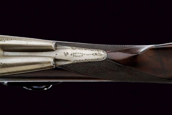 Doppietta a percussione centrale brevetto Celerier  - Asta Rare Armi Antiche e Militaria da tutto il mondo - Associazione Nazionale - Case d'Asta italiane