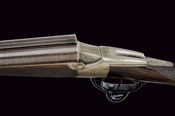 Doppietta a percussione centrale brevetto Celerier  - Asta Rare Armi Antiche e Militaria da tutto il mondo - Associazione Nazionale - Case d'Asta italiane