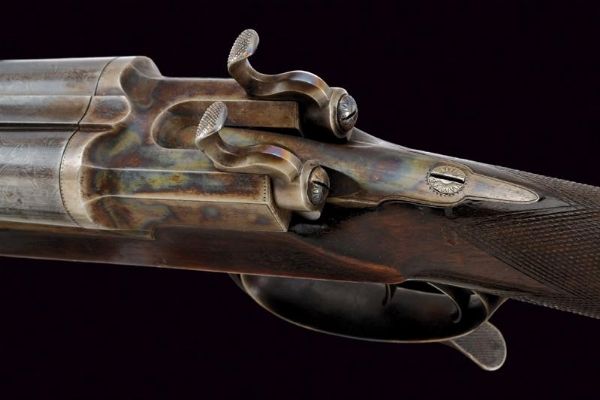 Doppietta a percussione centrale di Lefaucheux  - Asta Rare Armi Antiche e Militaria da tutto il mondo - Associazione Nazionale - Case d'Asta italiane