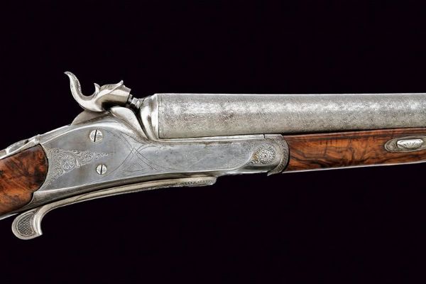 Rarissima doppietta Glisenti Pieri  - Asta Rare Armi Antiche e Militaria da tutto il mondo - Associazione Nazionale - Case d'Asta italiane