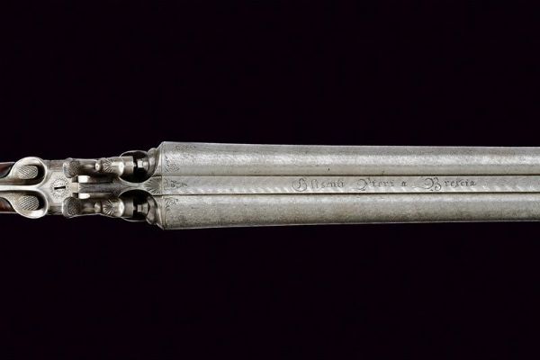 Rarissima doppietta Glisenti Pieri  - Asta Rare Armi Antiche e Militaria da tutto il mondo - Associazione Nazionale - Case d'Asta italiane