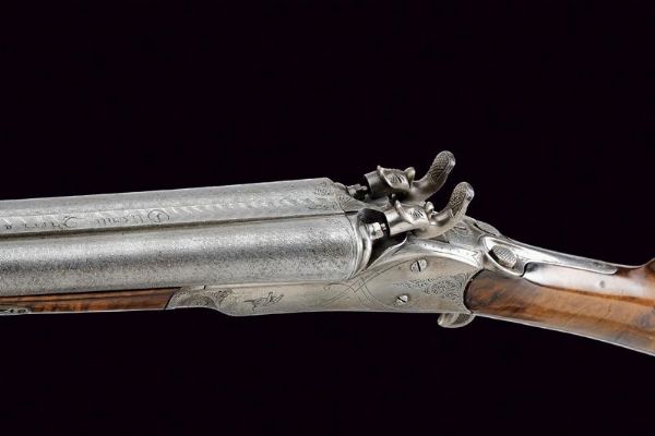 Rarissima doppietta Glisenti Pieri  - Asta Rare Armi Antiche e Militaria da tutto il mondo - Associazione Nazionale - Case d'Asta italiane