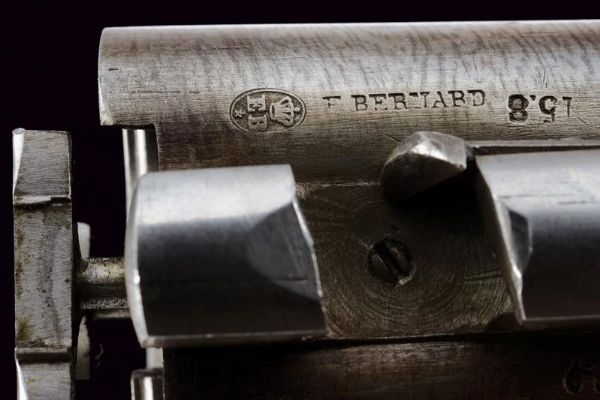 Rarissimo fucile a retrocarica a tre canne di Laine  - Asta Rare Armi Antiche e Militaria da tutto il mondo - Associazione Nazionale - Case d'Asta italiane