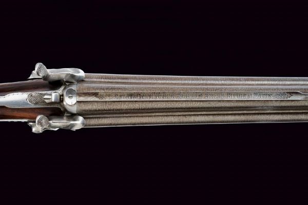 Rarissimo fucile a retrocarica a tre canne di Laine  - Asta Rare Armi Antiche e Militaria da tutto il mondo - Associazione Nazionale - Case d'Asta italiane