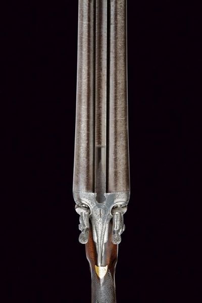 Bellissima doppietta a percussione centrale a cani esterni di W. & C. Scott & Sons  - Asta Rare Armi Antiche e Militaria da tutto il mondo - Associazione Nazionale - Case d'Asta italiane