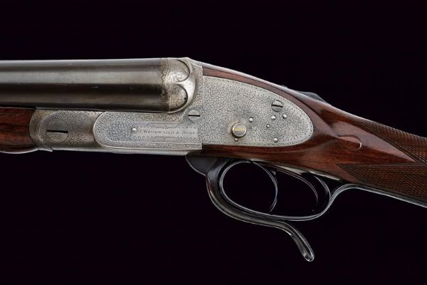 Rara doppietta a percussione centrale di James Woodward & Sons  - Asta Rare Armi Antiche e Militaria da tutto il mondo - Associazione Nazionale - Case d'Asta italiane