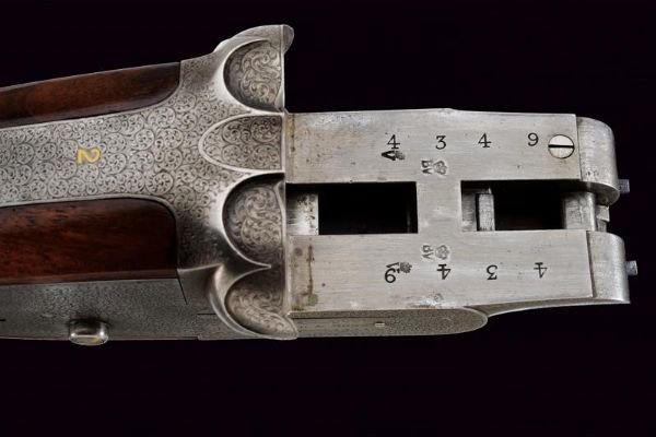 Rara doppietta a percussione centrale di James Woodward & Sons  - Asta Rare Armi Antiche e Militaria da tutto il mondo - Associazione Nazionale - Case d'Asta italiane