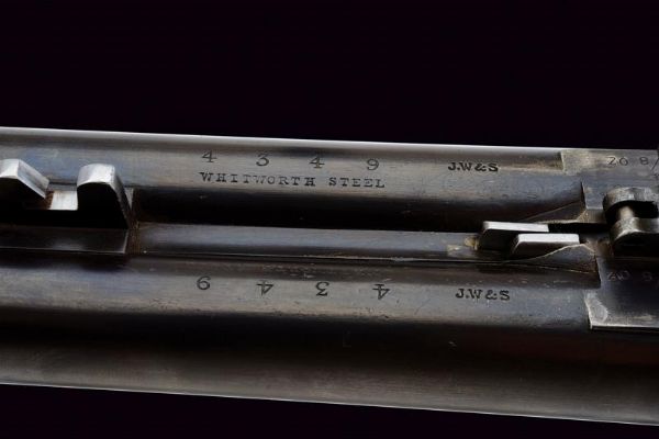 Rara doppietta a percussione centrale di James Woodward & Sons  - Asta Rare Armi Antiche e Militaria da tutto il mondo - Associazione Nazionale - Case d'Asta italiane