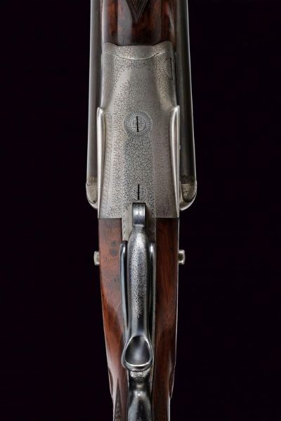 Rara doppietta a percussione centrale di James Woodward & Sons  - Asta Rare Armi Antiche e Militaria da tutto il mondo - Associazione Nazionale - Case d'Asta italiane