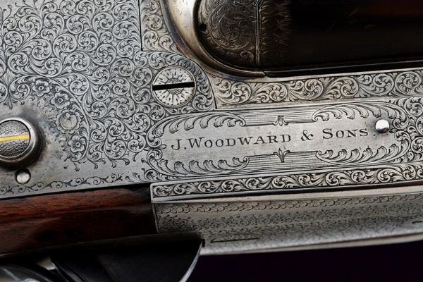 Rara doppietta a percussione centrale di James Woodward & Sons  - Asta Rare Armi Antiche e Militaria da tutto il mondo - Associazione Nazionale - Case d'Asta italiane