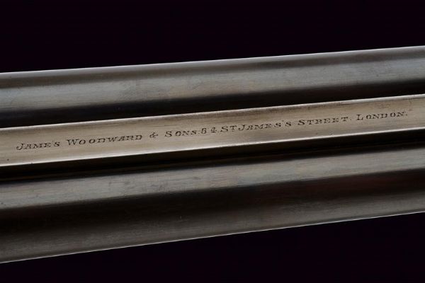 Rara doppietta a percussione centrale di James Woodward & Sons  - Asta Rare Armi Antiche e Militaria da tutto il mondo - Associazione Nazionale - Case d'Asta italiane