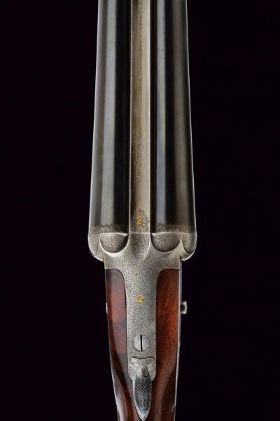 Rara doppietta a percussione centrale di James Woodward & Sons  - Asta Rare Armi Antiche e Militaria da tutto il mondo - Associazione Nazionale - Case d'Asta italiane