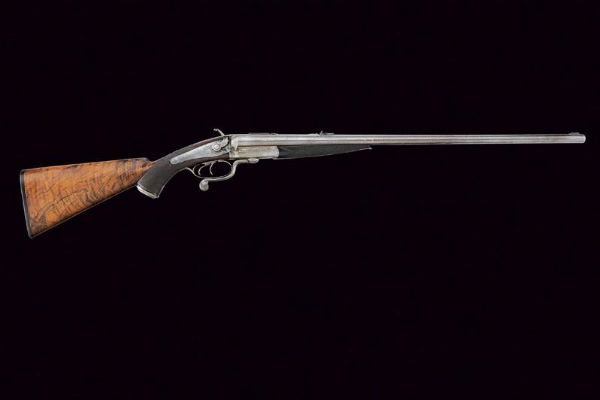 Bella doppietta a percussione centrale a cani esterni di Lancaster  - Asta Rare Armi Antiche e Militaria da tutto il mondo - Associazione Nazionale - Case d'Asta italiane