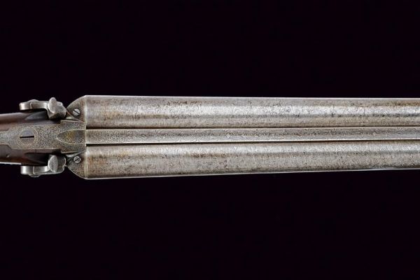 Bella doppietta a percussione centrale a cani esterni di Lancaster  - Asta Rare Armi Antiche e Militaria da tutto il mondo - Associazione Nazionale - Case d'Asta italiane