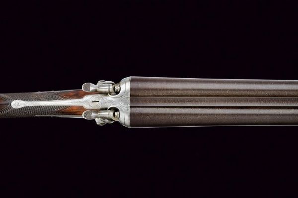 Doppietta a percussione centrale a cani esterni di Holland & Holland  - Asta Rare Armi Antiche e Militaria da tutto il mondo - Associazione Nazionale - Case d'Asta italiane