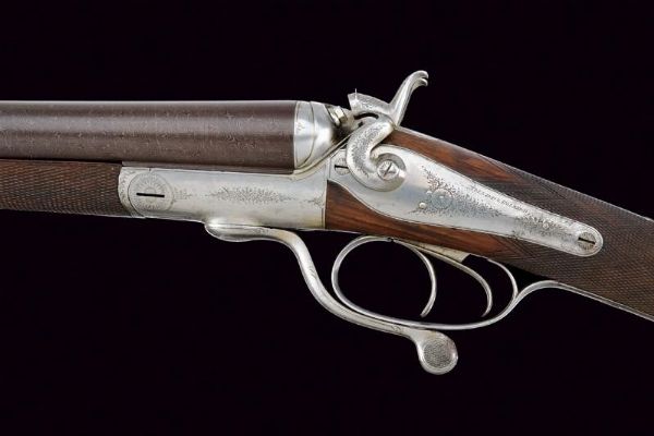 Doppietta a percussione centrale a cani esterni di Holland & Holland  - Asta Rare Armi Antiche e Militaria da tutto il mondo - Associazione Nazionale - Case d'Asta italiane