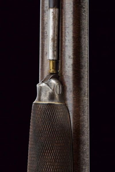 Rarissima doppietta a percussione centrale a cani esterni di Alessandro Toschi  - Asta Rare Armi Antiche e Militaria da tutto il mondo - Associazione Nazionale - Case d'Asta italiane