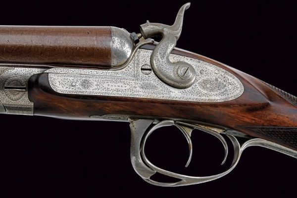 Doppietta a percussione centrale di Purdey  - Asta Rare Armi Antiche e Militaria da tutto il mondo - Associazione Nazionale - Case d'Asta italiane
