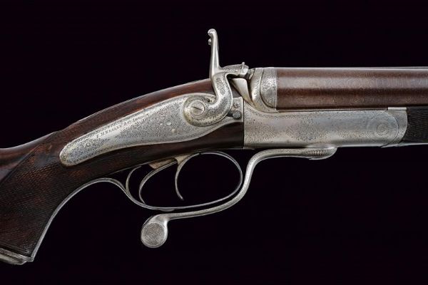 Bellissima doppietta express a cani esterni di E. M. Reilly & Co.  - Asta Rare Armi Antiche e Militaria da tutto il mondo - Associazione Nazionale - Case d'Asta italiane