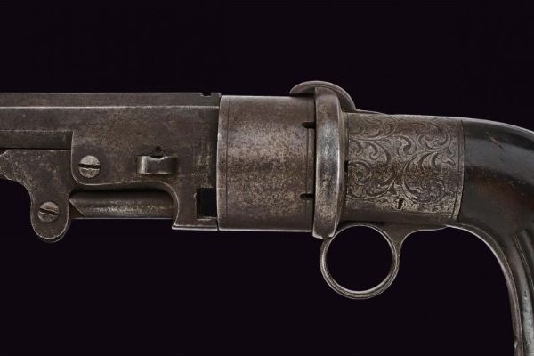 Rarissimo revolver di transizione a spillo  - Asta Rare Armi Antiche e Militaria da tutto il mondo - Associazione Nazionale - Case d'Asta italiane