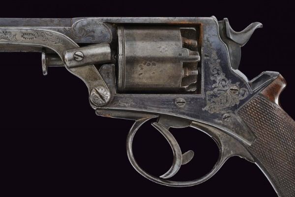 Revolver Tranter a luminello in cassetta  - Asta Rare Armi Antiche e Militaria da tutto il mondo - Associazione Nazionale - Case d'Asta italiane