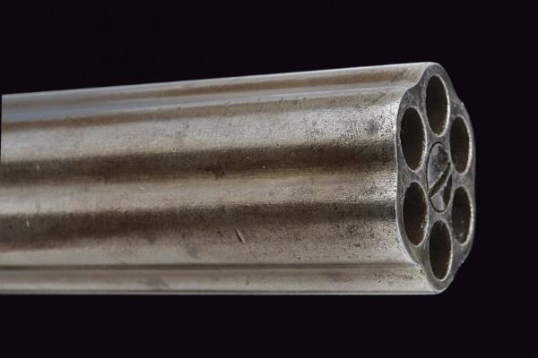 Pepperbox-revolver a luminello in cassetta di Allen & Thurber  - Asta Rare Armi Antiche e Militaria da tutto il mondo - Associazione Nazionale - Case d'Asta italiane