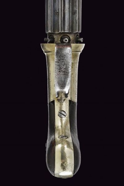 Pepperbox revolver a luminello di Manton in cassetta  - Asta Rare Armi Antiche e Militaria da tutto il mondo - Associazione Nazionale - Case d'Asta italiane