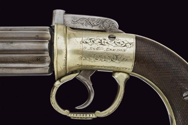 Pepperbox revolver a luminello di Egg  - Asta Rare Armi Antiche e Militaria da tutto il mondo - Associazione Nazionale - Case d'Asta italiane