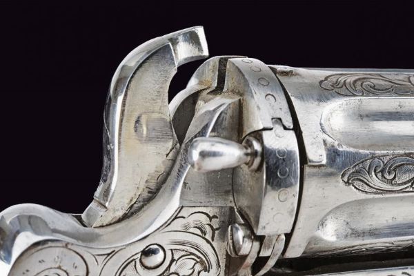 Raro pepperbox-revolver a percussione anulare  - Asta Rare Armi Antiche e Militaria da tutto il mondo - Associazione Nazionale - Case d'Asta italiane