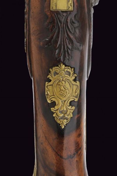 Bella pistola a pietra focaia da fonda di Zanoni  - Asta Rare Armi Antiche e Militaria da tutto il mondo - Associazione Nazionale - Case d'Asta italiane