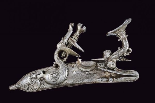 Bella batteria alla fiorentina di Francesco Antonio Corsini  - Asta Rare Armi Antiche e Militaria da tutto il mondo - Associazione Nazionale - Case d'Asta italiane