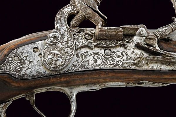 Pistola alla fiorentina  - Asta Rare Armi Antiche e Militaria da tutto il mondo - Associazione Nazionale - Case d'Asta italiane