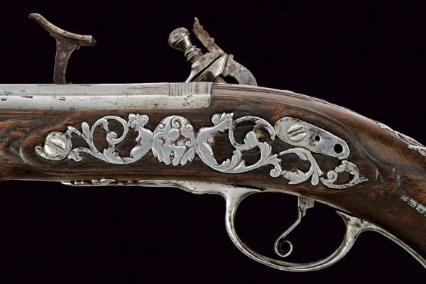 Pistola alla fiorentina  - Asta Rare Armi Antiche e Militaria da tutto il mondo - Associazione Nazionale - Case d'Asta italiane