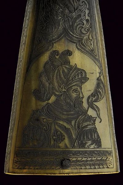 Bellissima fiasca da polvere  - Asta Rare Armi Antiche e Militaria da tutto il mondo - Associazione Nazionale - Case d'Asta italiane