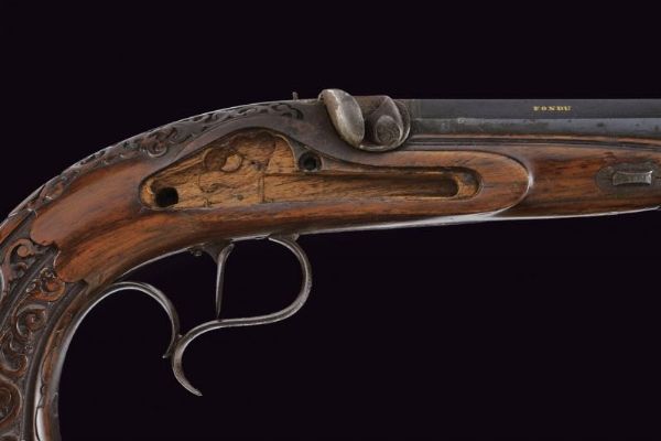 Cassetta per paio di pistole a luminello  - Asta Rare Armi Antiche e Militaria da tutto il mondo - Associazione Nazionale - Case d'Asta italiane