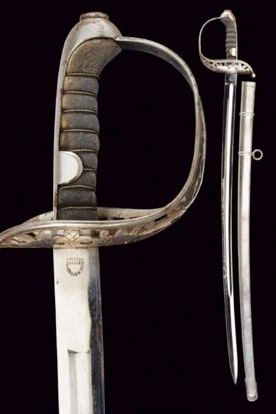 Sciabola da ufficiale di cavalleria Mod. 1869  - Asta Rare Armi Antiche e Militaria da tutto il mondo - Associazione Nazionale - Case d'Asta italiane