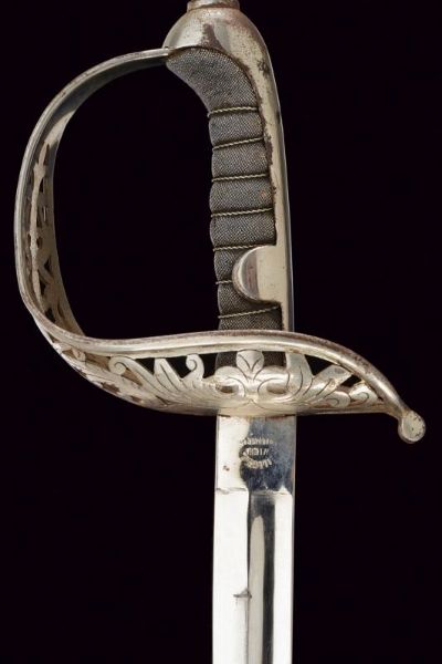 Sciabola da ufficiale di cavalleria Mod. 1869  - Asta Rare Armi Antiche e Militaria da tutto il mondo - Associazione Nazionale - Case d'Asta italiane