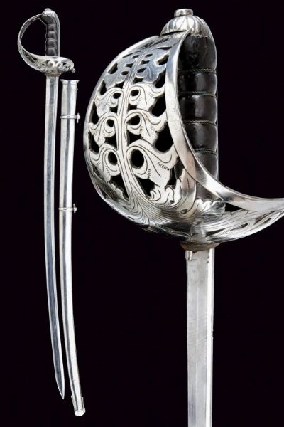 Sciabola da ufficiale di cavalleria Mod. 1845  - Asta Rare Armi Antiche e Militaria da tutto il mondo - Associazione Nazionale - Case d'Asta italiane