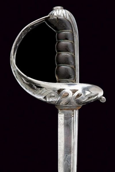 Sciabola da ufficiale di cavalleria Mod. 1845  - Asta Rare Armi Antiche e Militaria da tutto il mondo - Associazione Nazionale - Case d'Asta italiane